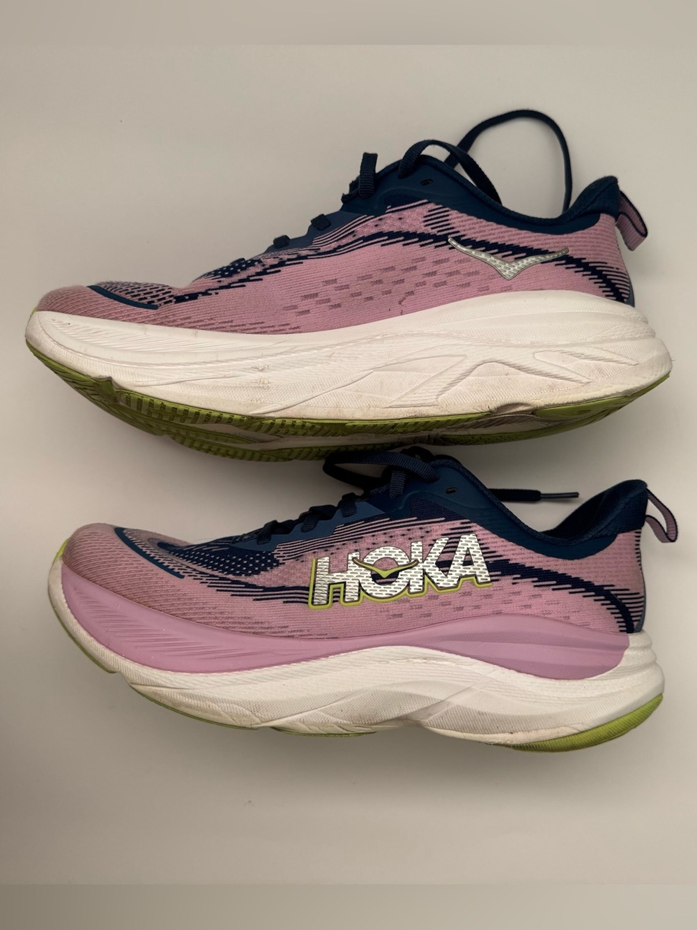 Hoka Skyflow Midnight / Pink Twilight Size 9 - Picture 2 of 7